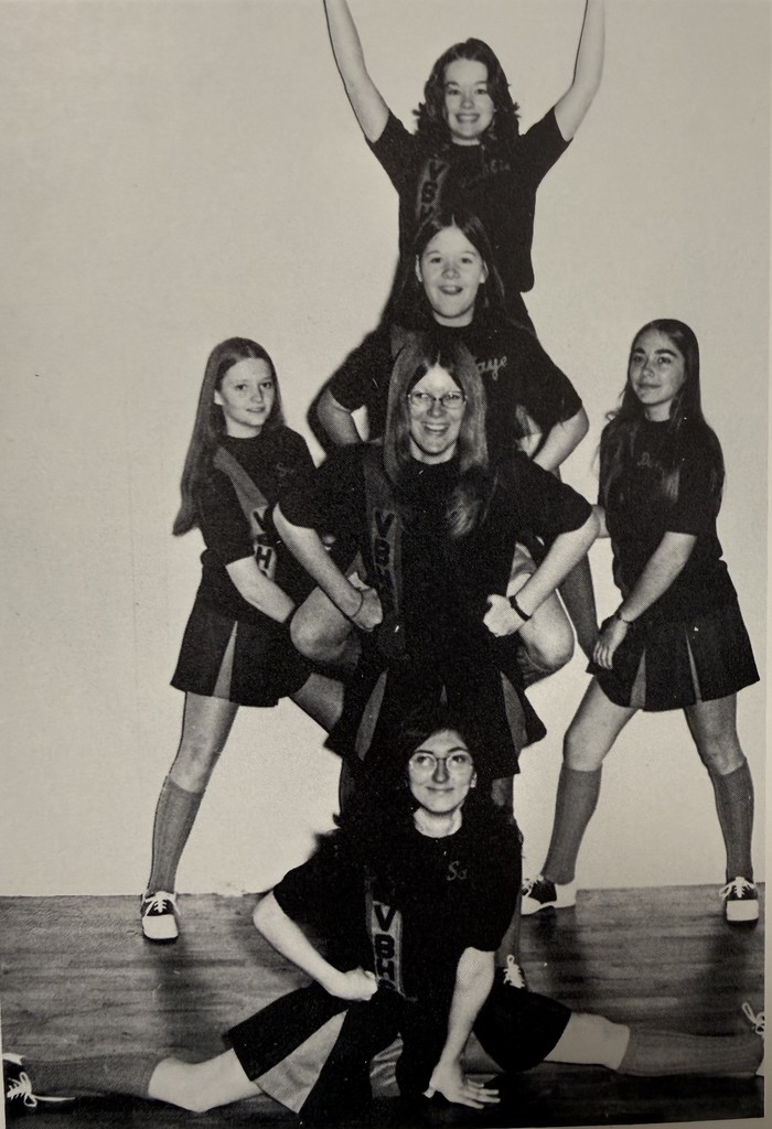 1974 High School Cheerleaders