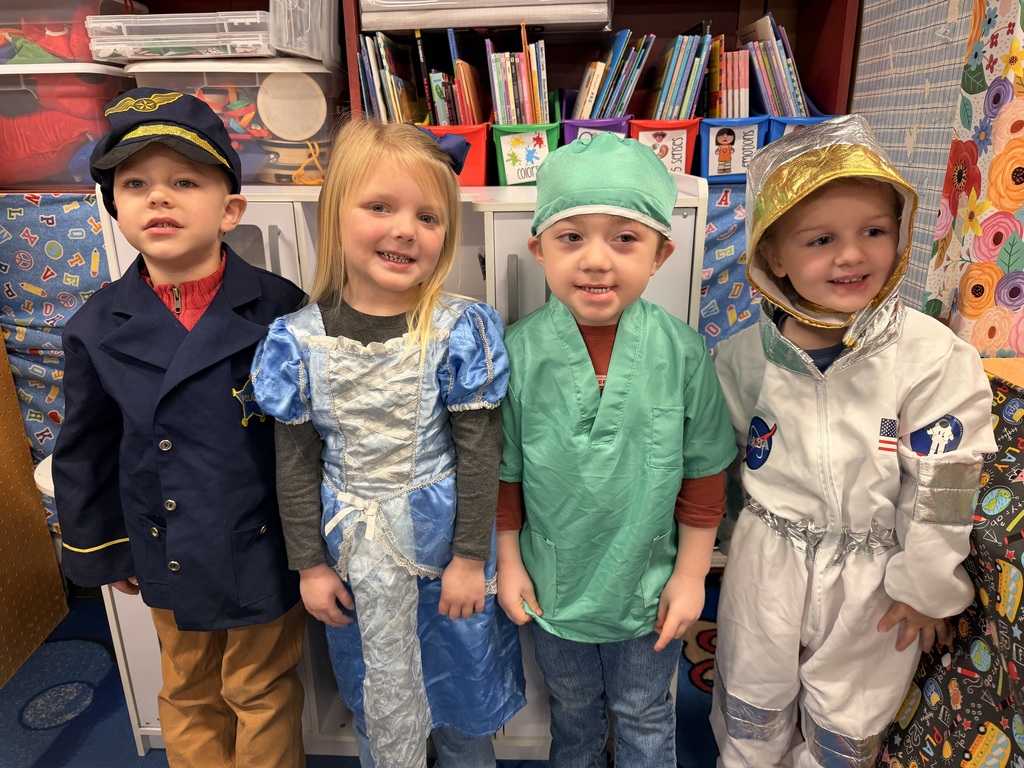 Shelene's Classroom playing Dress Up