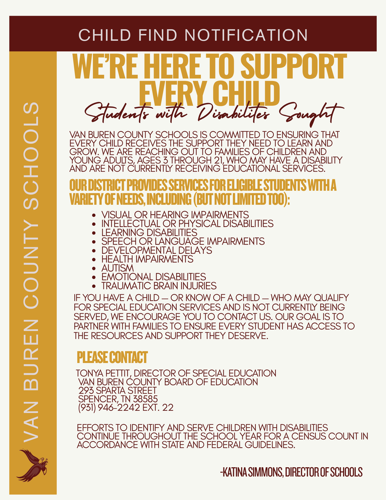 Child Find Notification