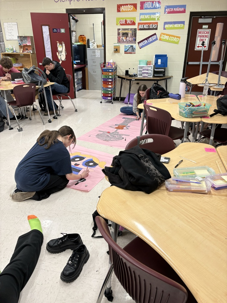 Spanish class drawing