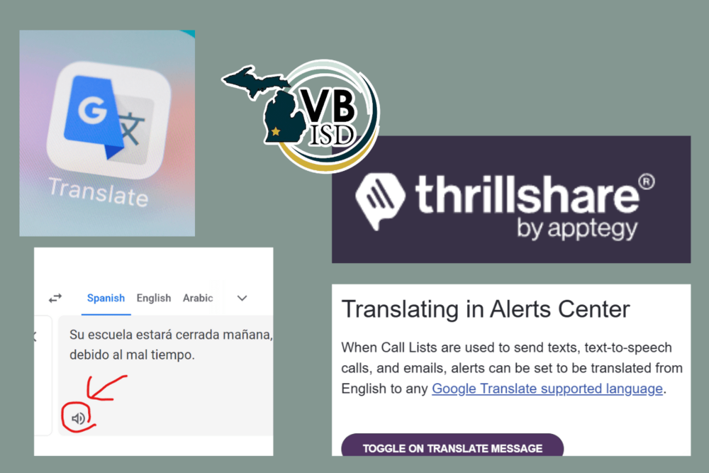 Using Google Translate and Thrillshare to send School Messages out in Multiple Languages