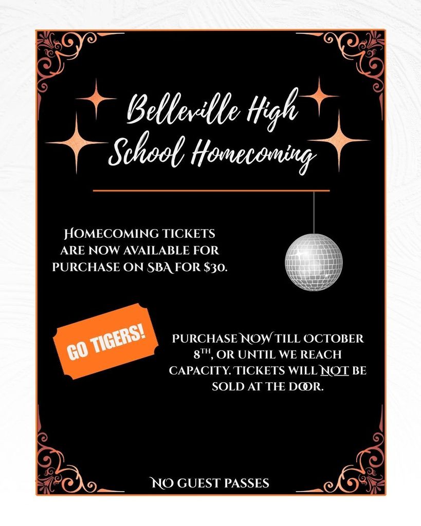 Informational post about homecoming tickets 