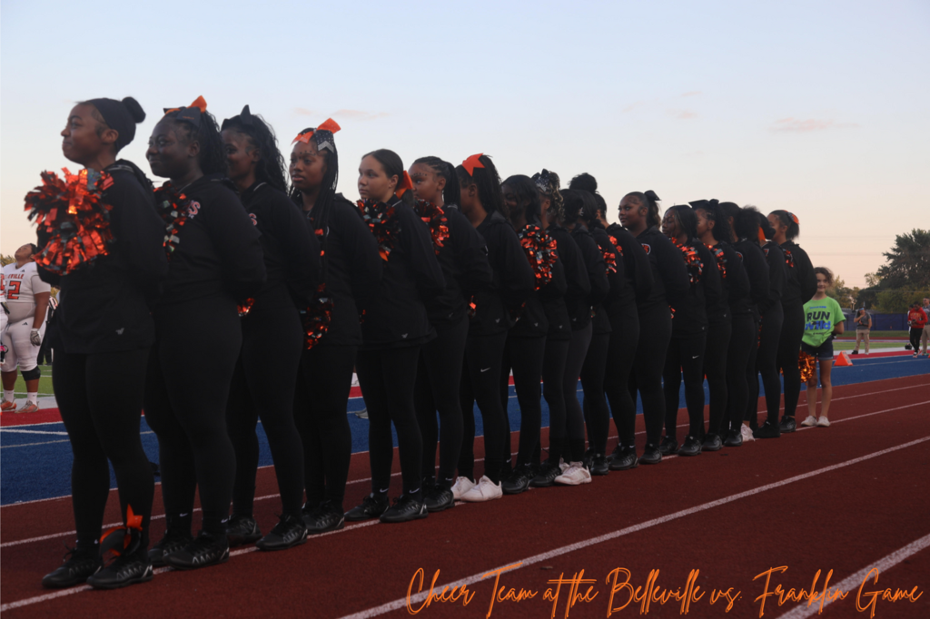 cheerleading picture at football game