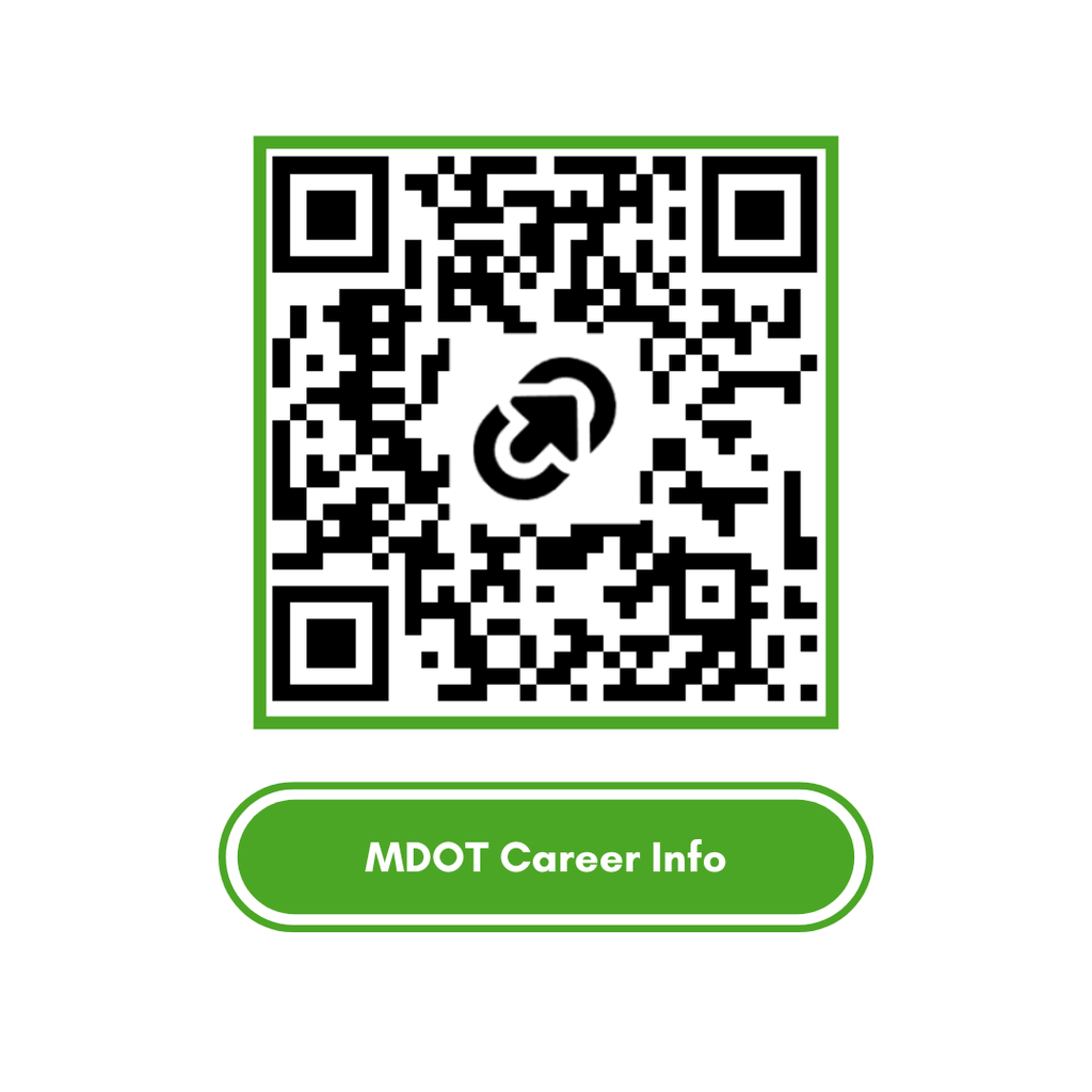 MDOT career info QR code 
