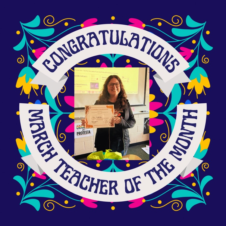 BHS March Teacher of the Month