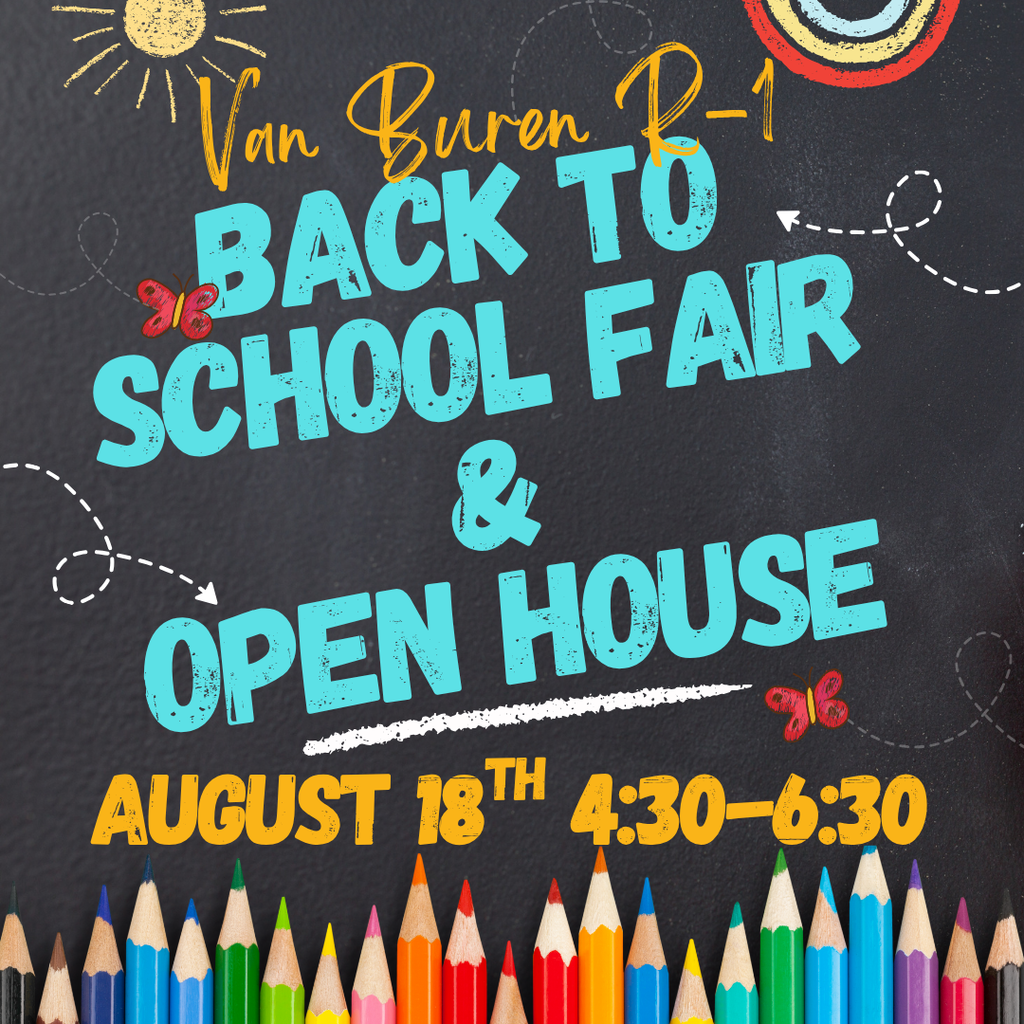 back to school fair flyer August 18, 2025, 4:30-6:30pm