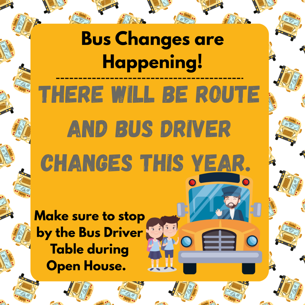 Bus Changes are Happening!