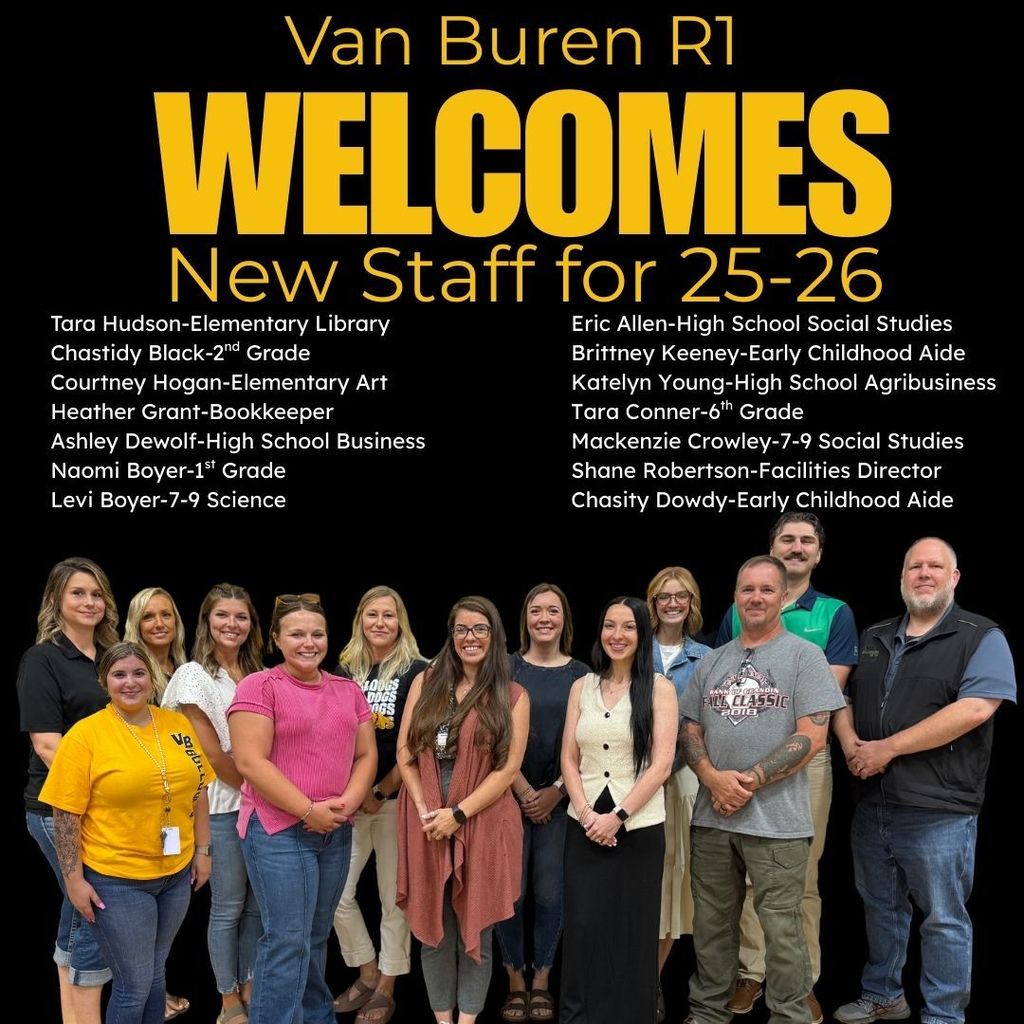2025-26 New Staff Shoutout