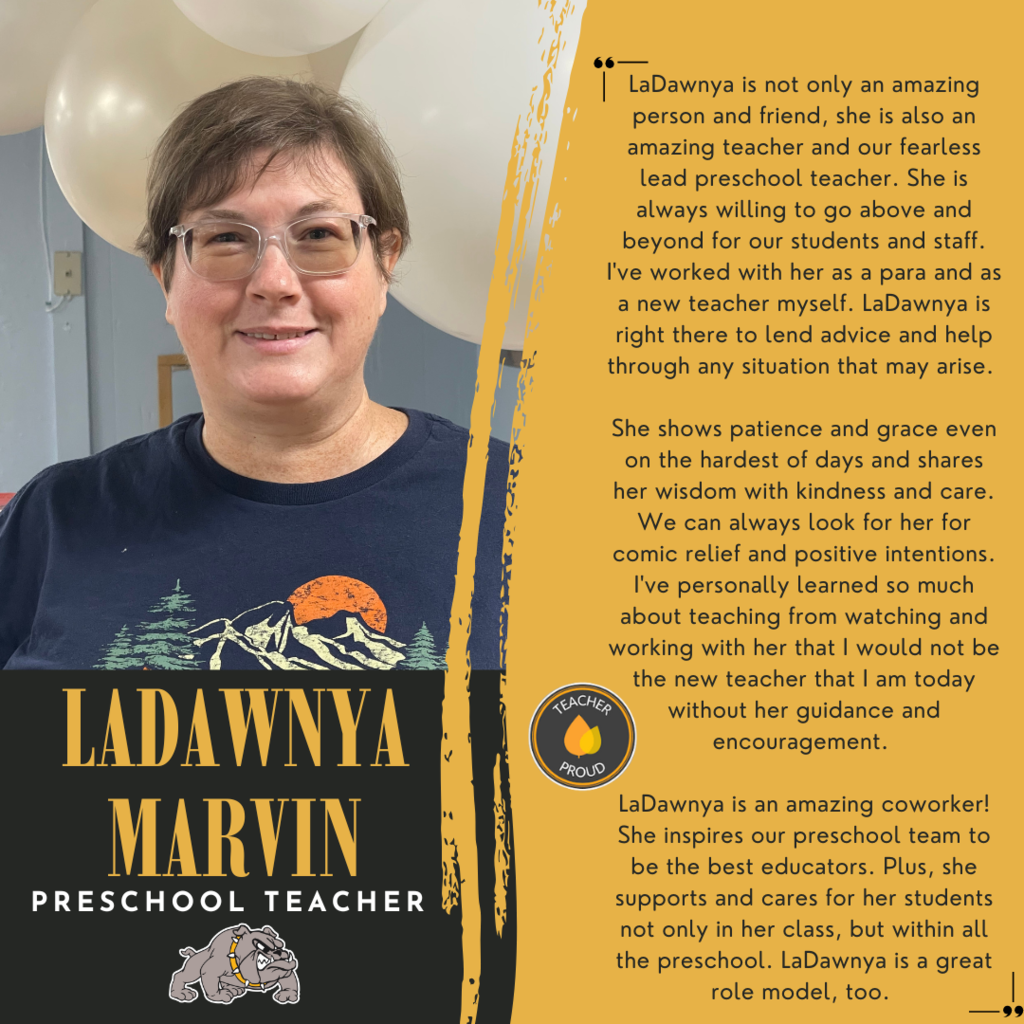 Ladawnya Marvin Staff Shoutout