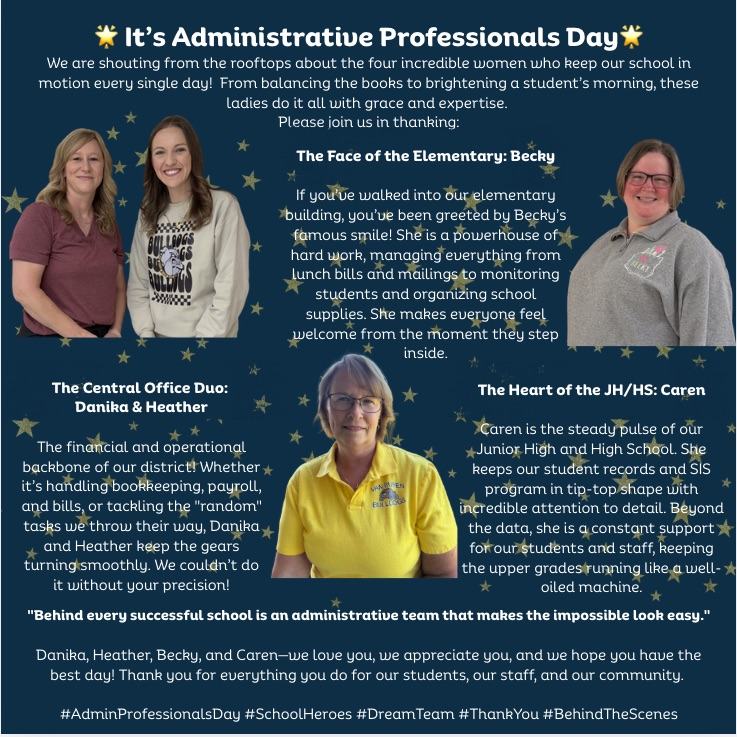 administrative professionals day post