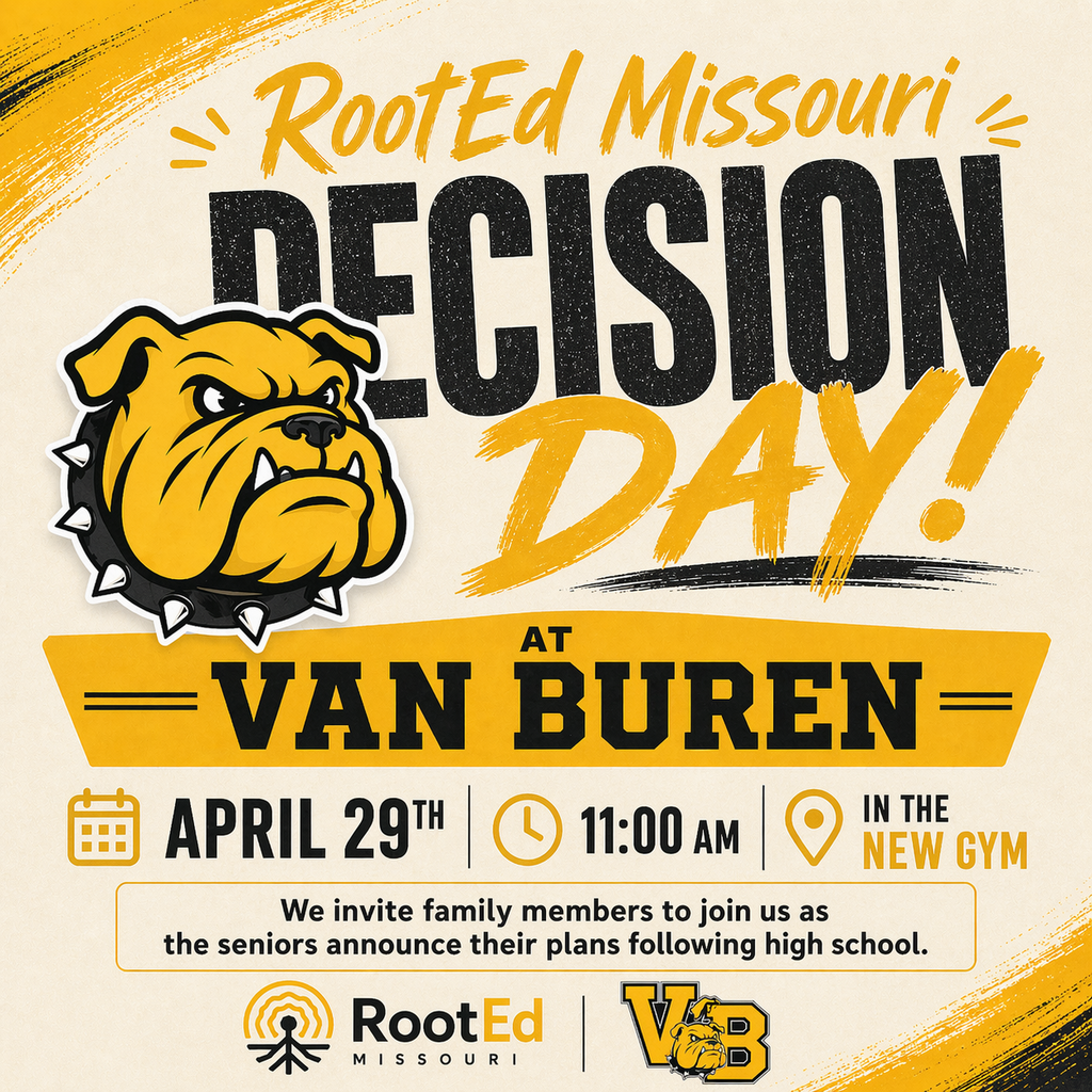 RootEd Decision Day! Family members invited 11AM, April 29th