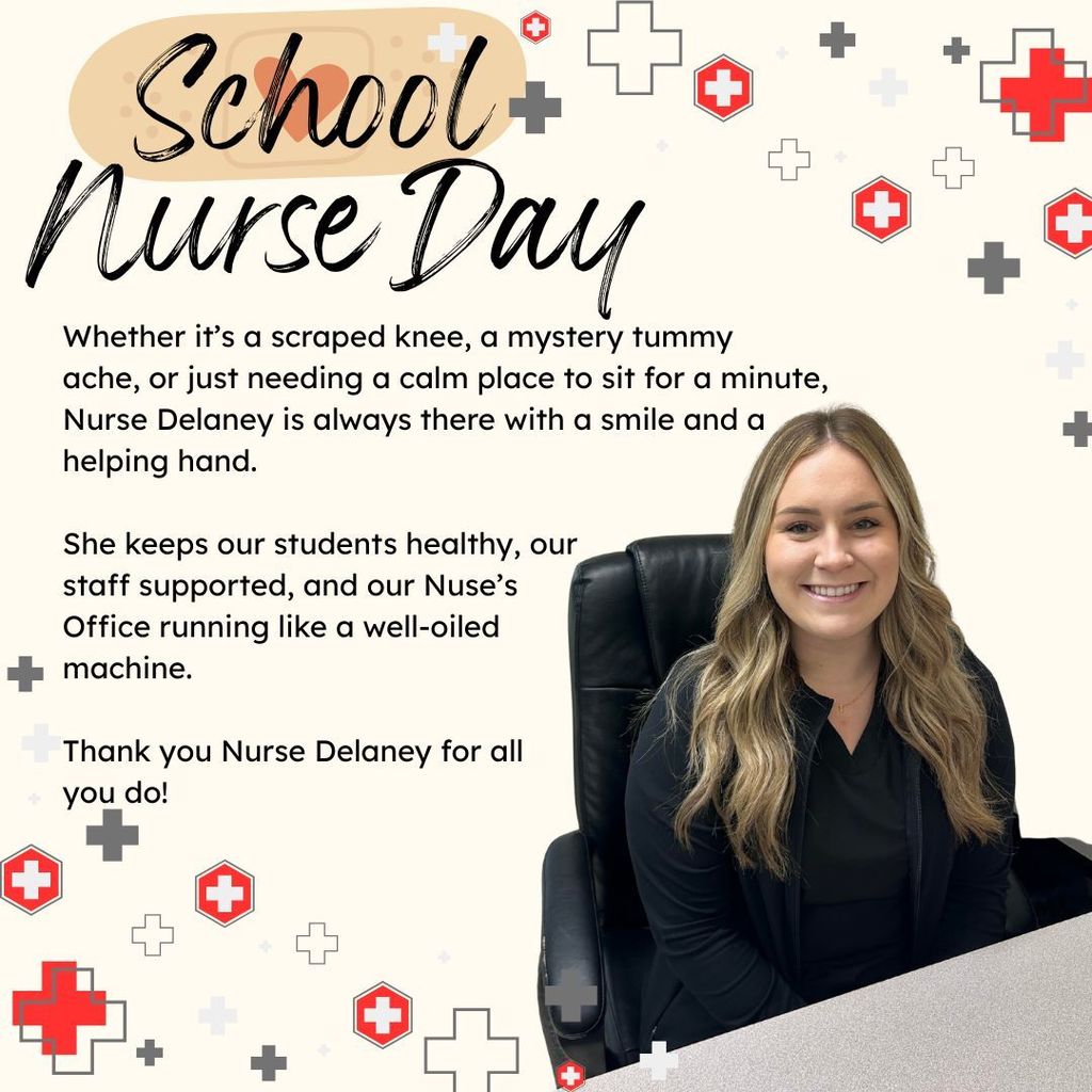National Nurse's Day post with picture of Nurse Delaney.