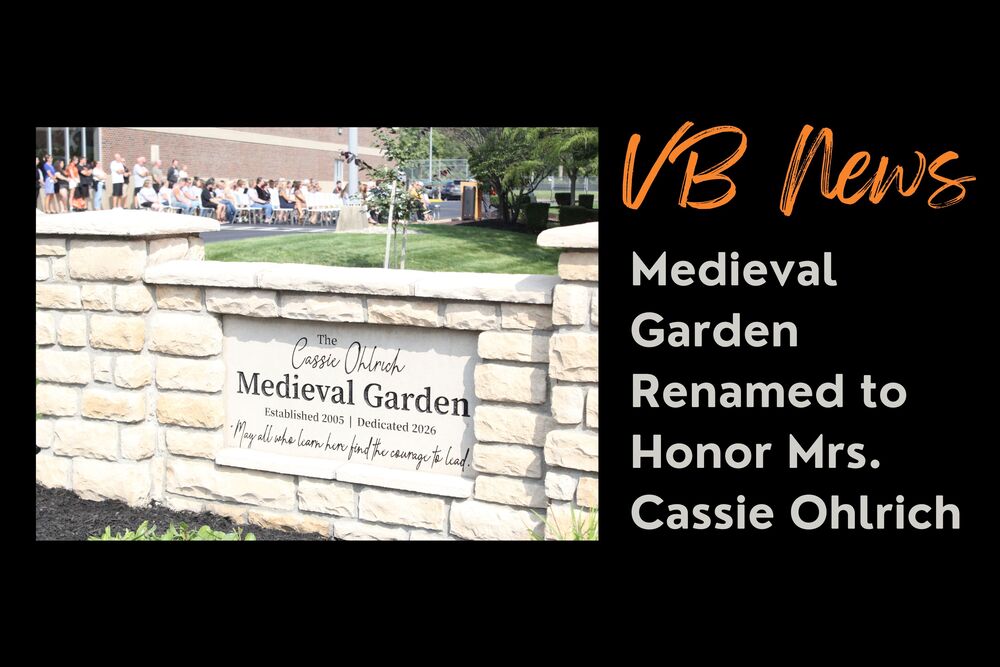 Medieval Garden Renamed to Honor Mrs. Cassie Ohlrich Graphic