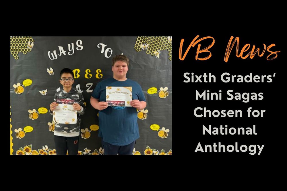 Sixth Graders' Mini Sagas Chosen for National Anthology