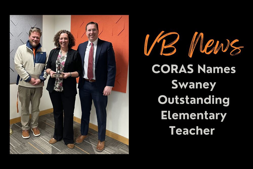 VB News - CORAS Names Swaney Outstanding Elementary Teacher