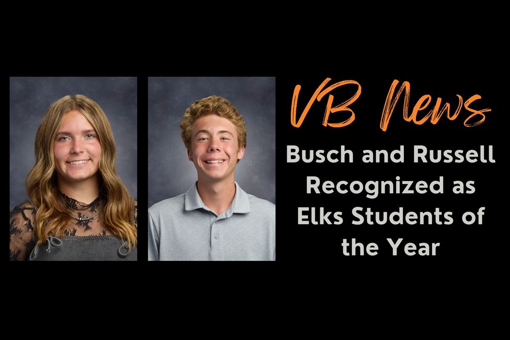 VB News - Busch and Russell Recognized as Elks Students of the Year