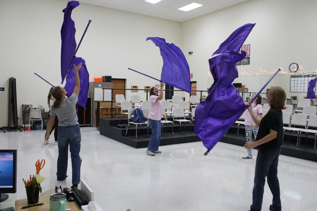 First Day - Flag corps flips