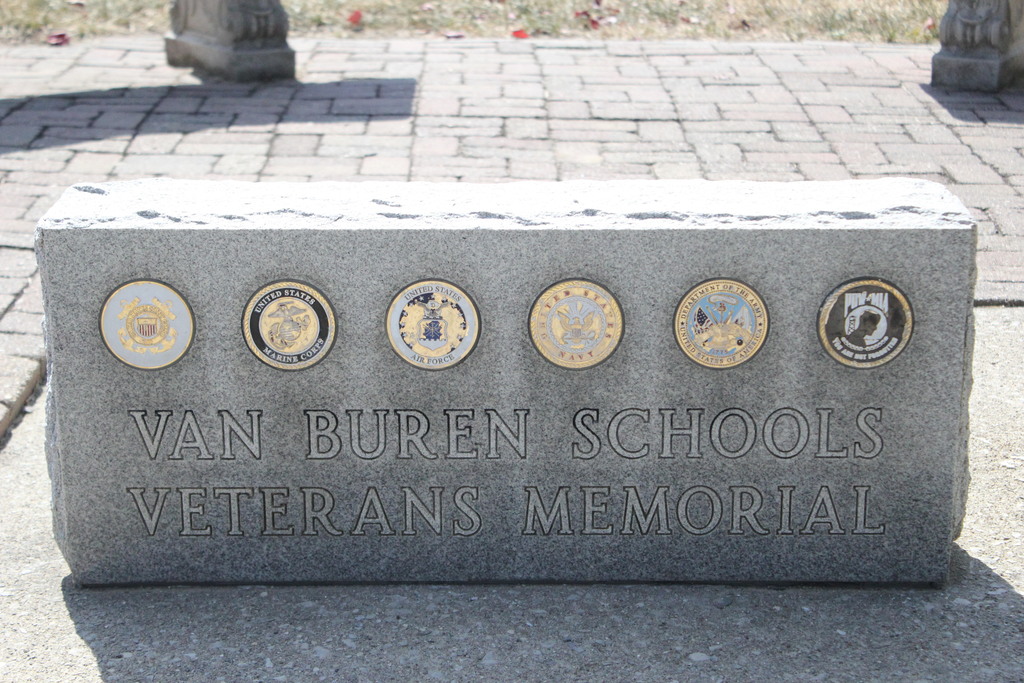 Van Buren Schools Veterans Memorial - Front