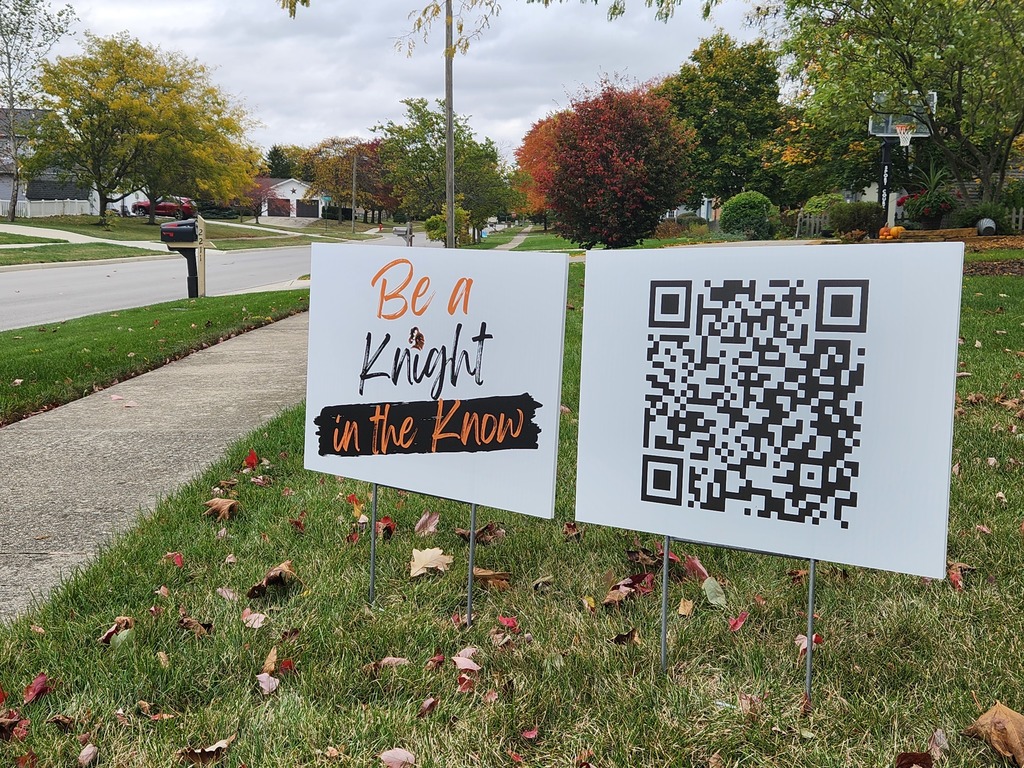 Knights in the Know Signs Week 2