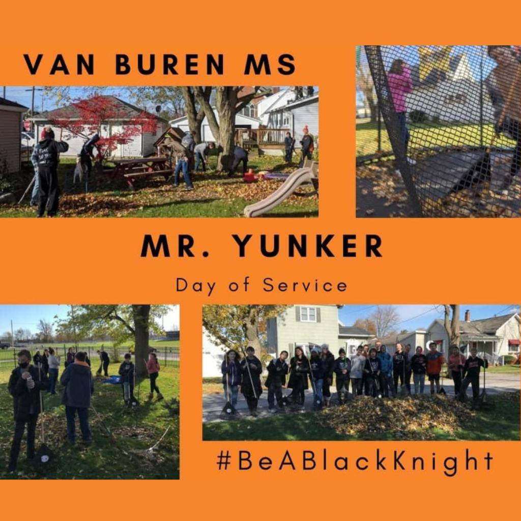 Mr. Yunker Day of Service