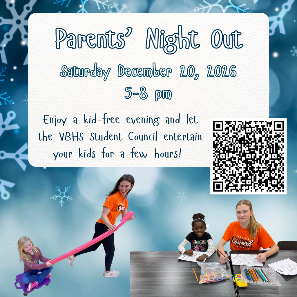 Flyer for Parents' Night Out