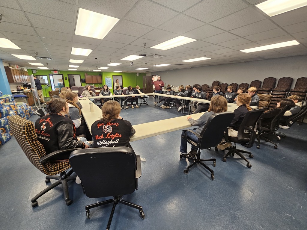 Students learn more about Habitat for Humanity.