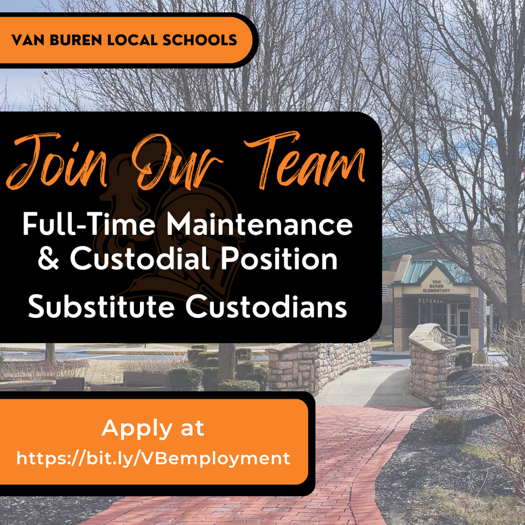 Join our Team - Maintenance/Custodial Position