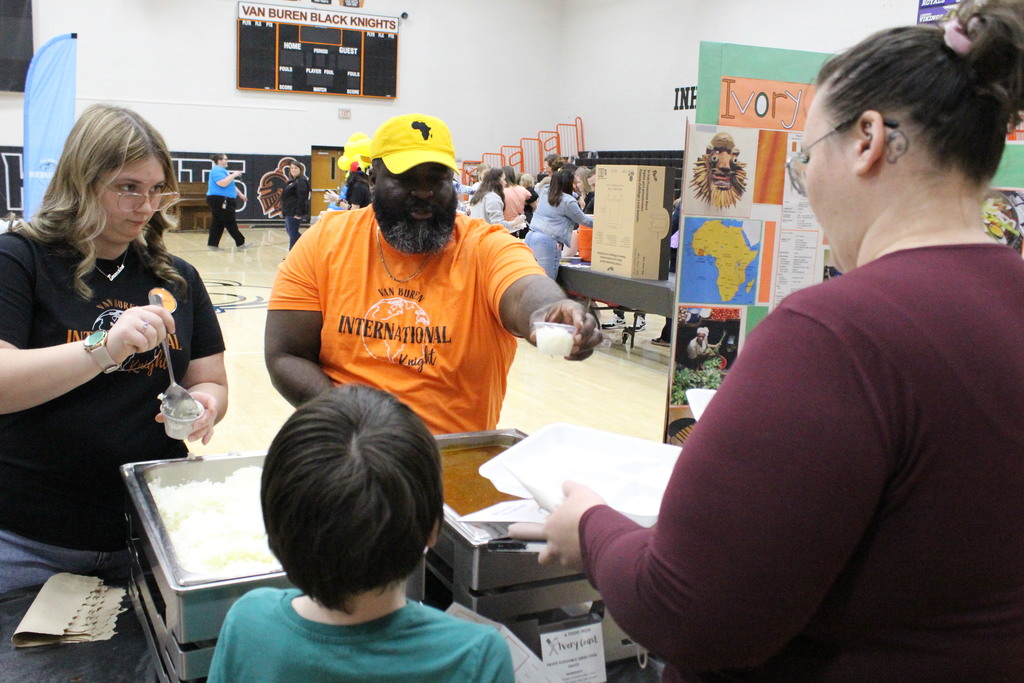 Food from around the world was available at International Knight.