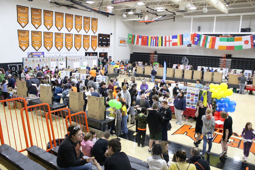 International Knight filled the high school gymnasium.
