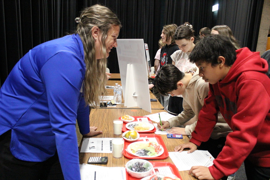 Students determine how much money they can spend on food.
