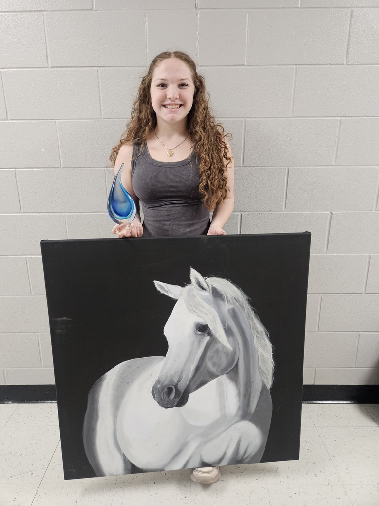 People's Choice Award - Geneva Lewandowski (Geneva also earned Best of Painting and Best of Drawing for two other works).