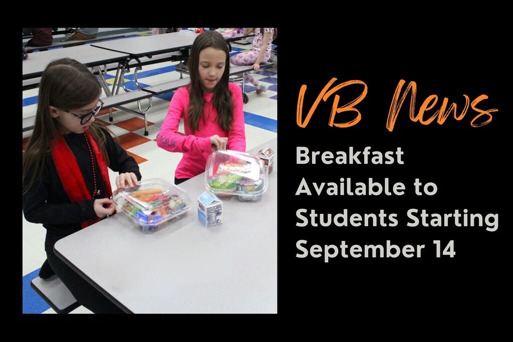 Graphic for Breakfast Available to Students Starting September 14 article
