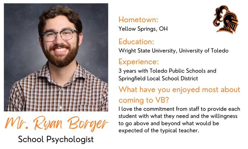 Mr. Ryan Borger - School Psychologist