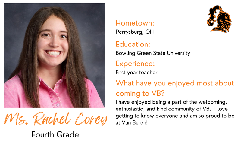 Ms. Rachel Corey - Fourth Grade