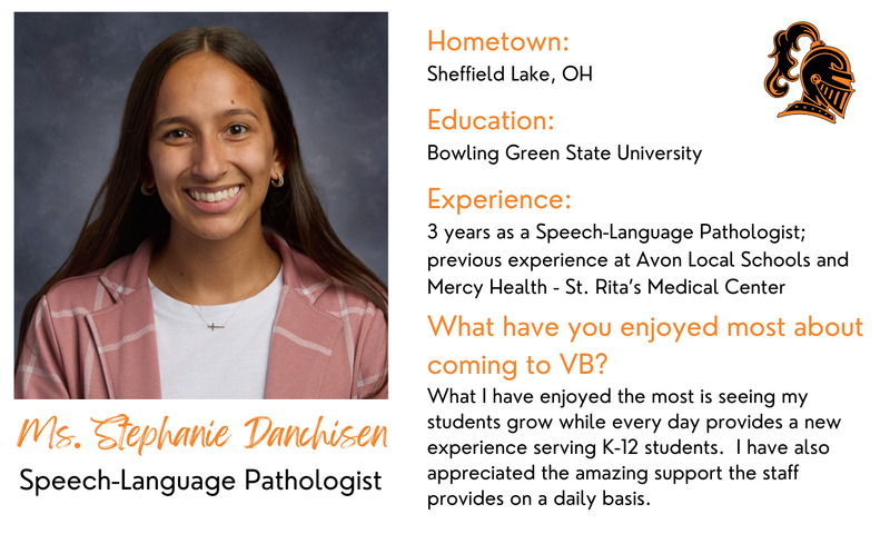 Ms. Stephanie Danchisen, Speech-Language Pathologist