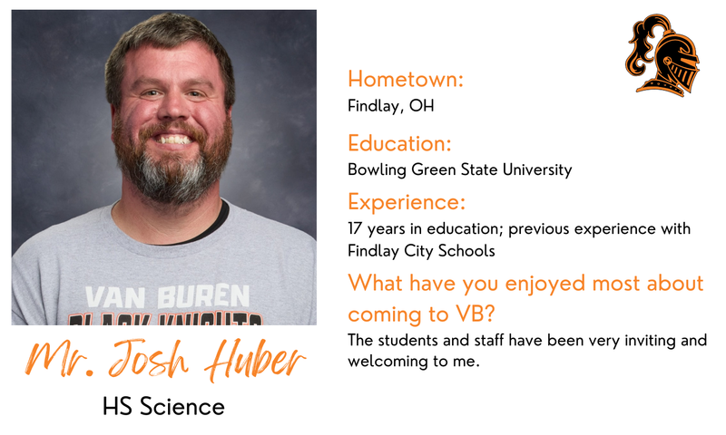 Mr. Josh Huber - HS Science