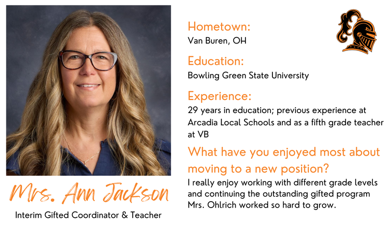 Mrs. Ann Jackson - Interim Gifted Coordinator & Teacher