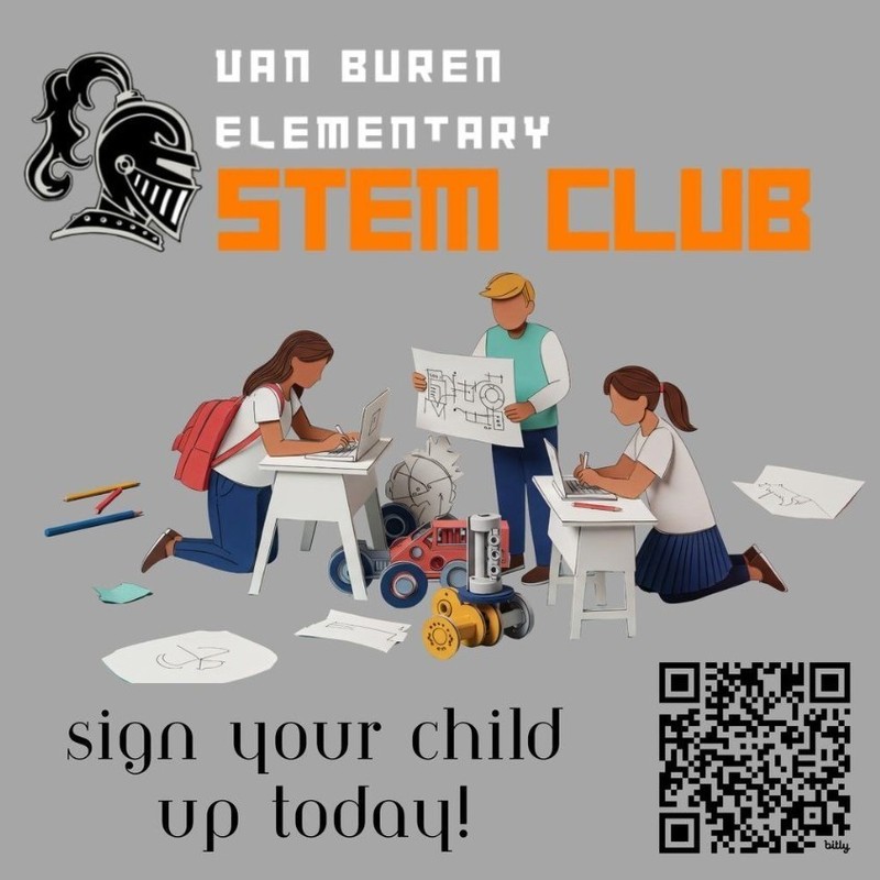 STEM Club sign-up QR code