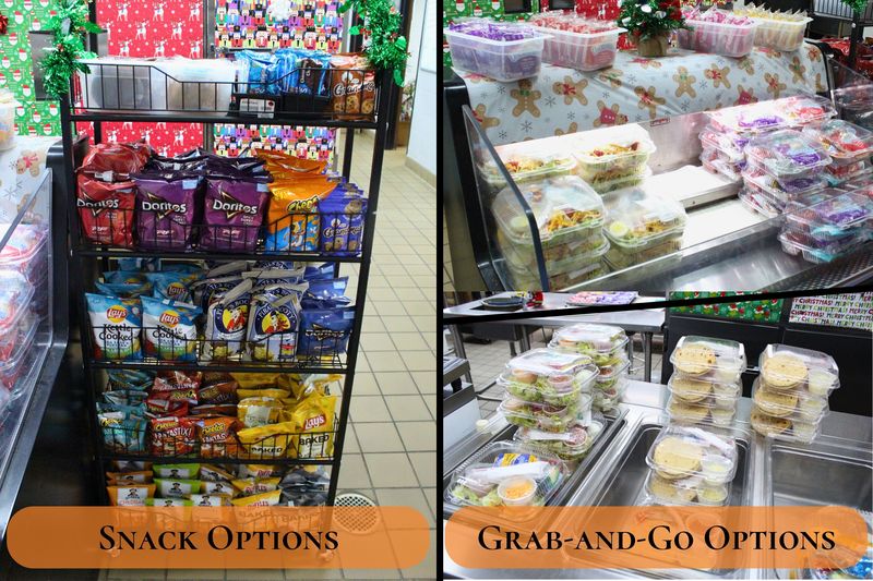 Snack and grab-and-go options