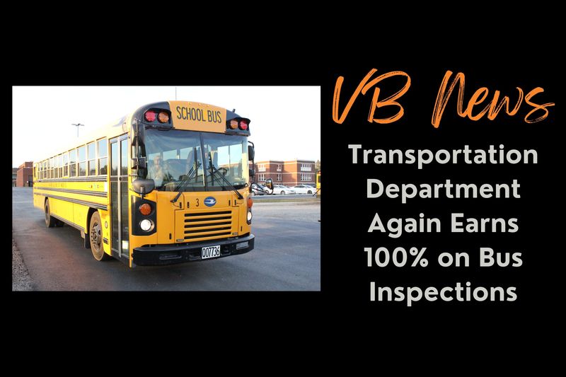 Transportation Department Again Earns 100% on Bus Inspections