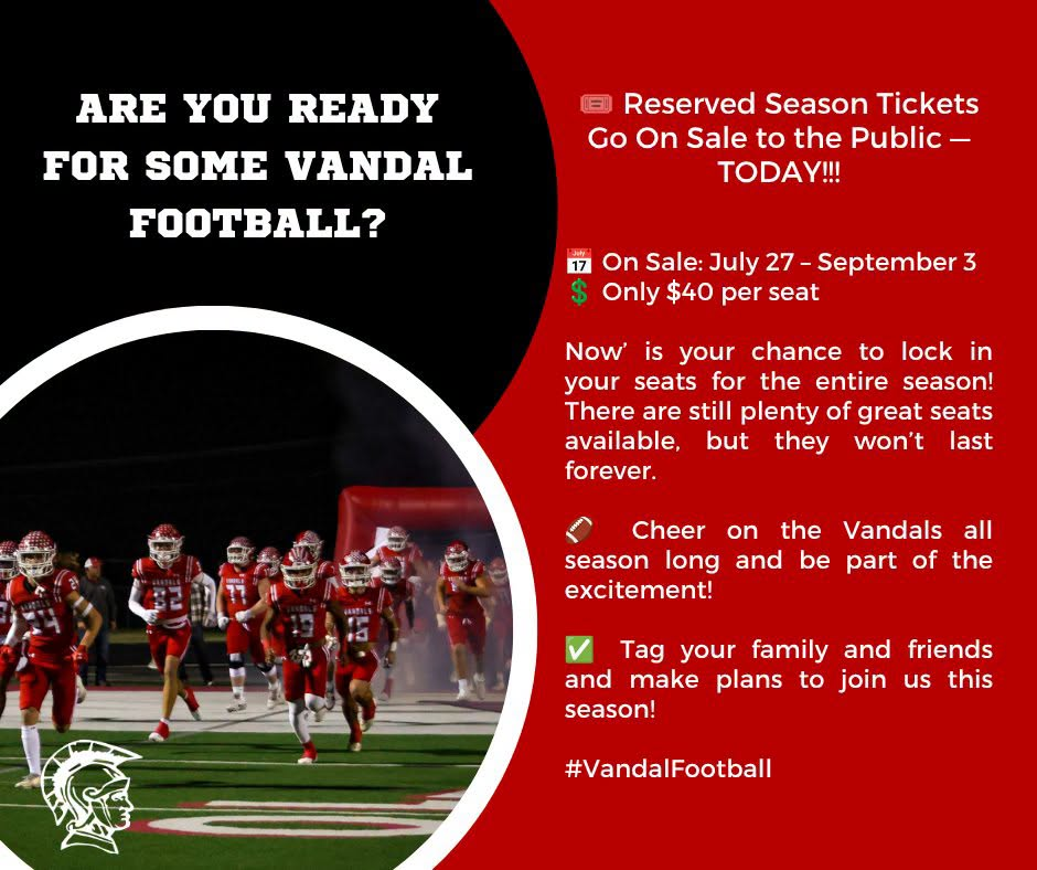 Are you ready for some Vandal Football?
