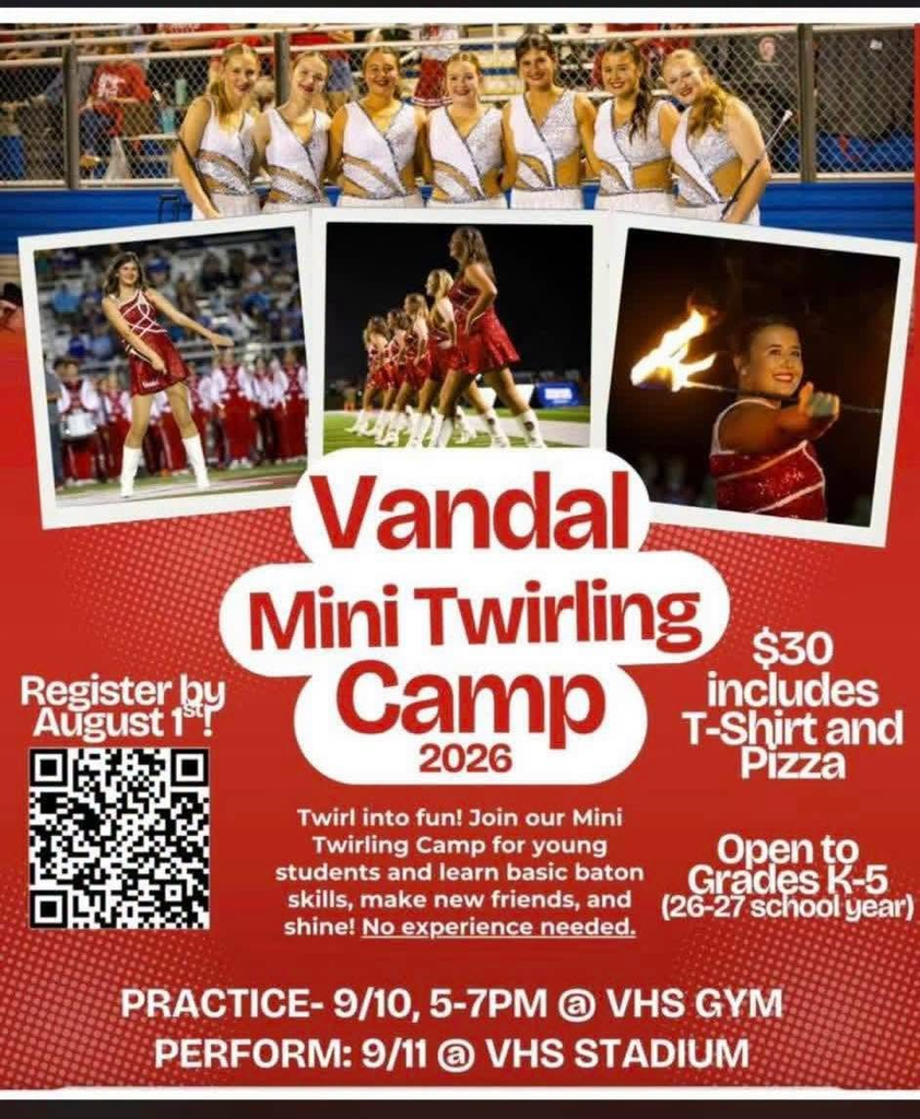 Vandal Mini Twirling Camp 2026