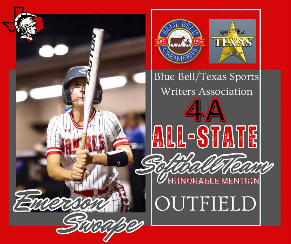Blue Bell/Texas Sports Writers Association 4A All-State Softball Team 