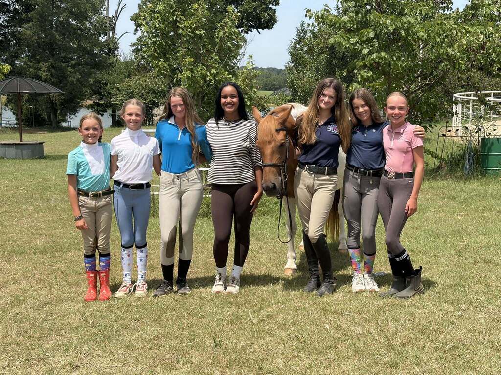 7 girls and a pony
