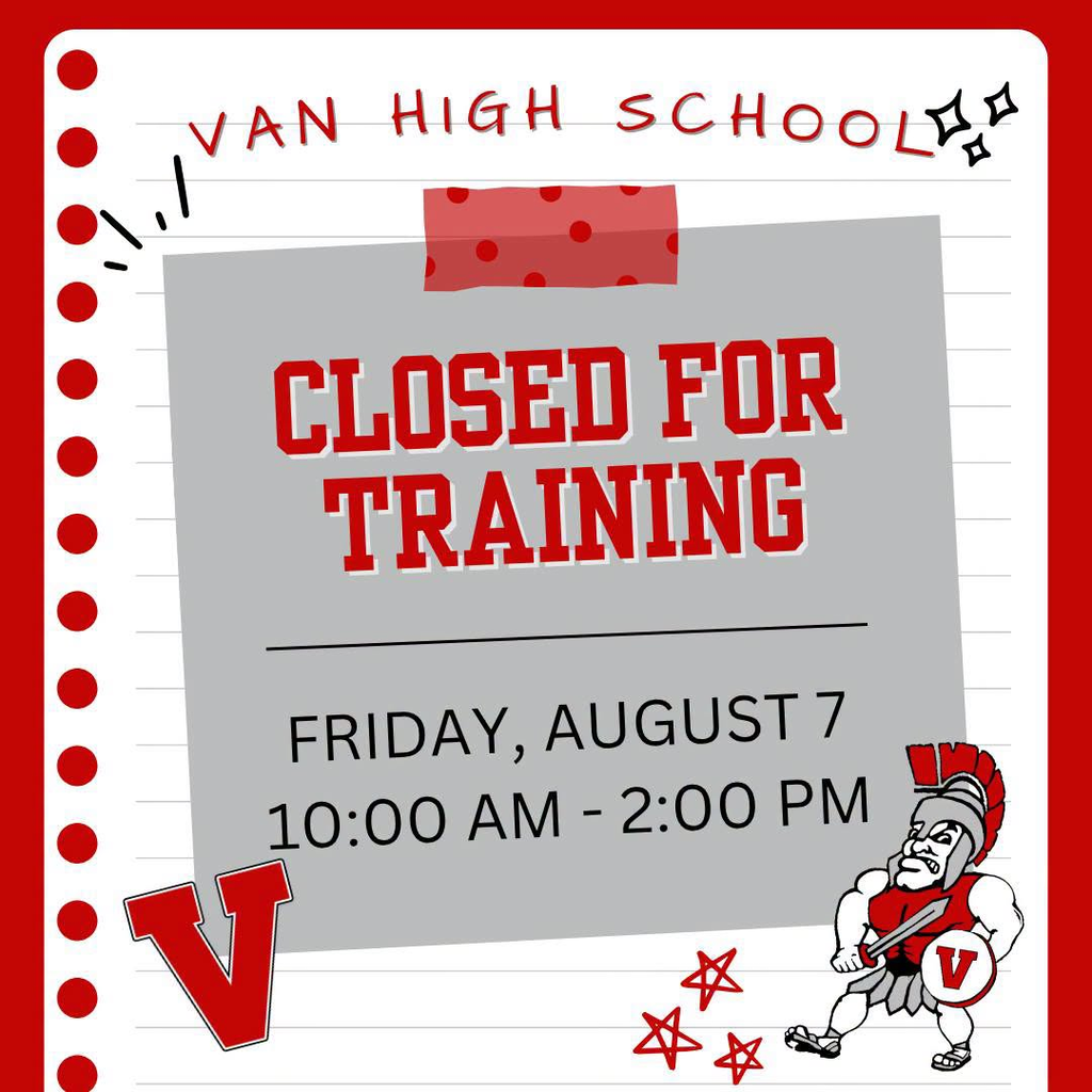 Closed for Training Friday August 7 10:00 am -2:00 pm