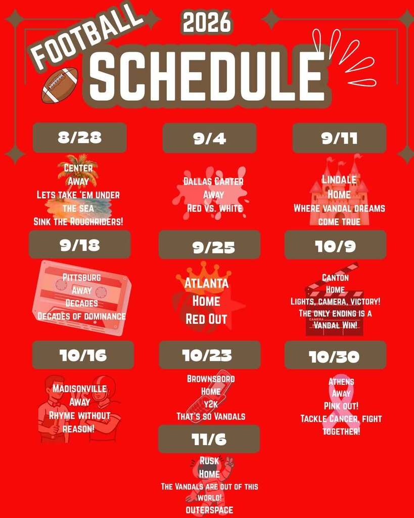 2026 Football Schedule 