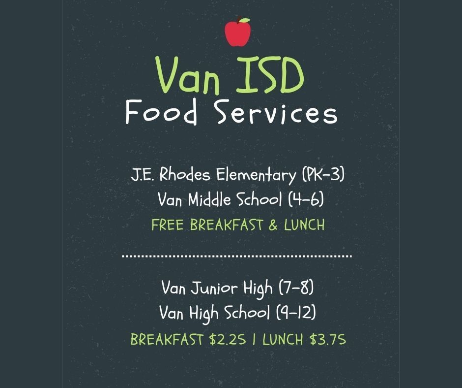 Van ISD Food Services