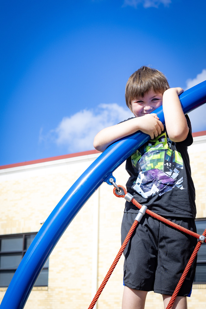 boy on a playground