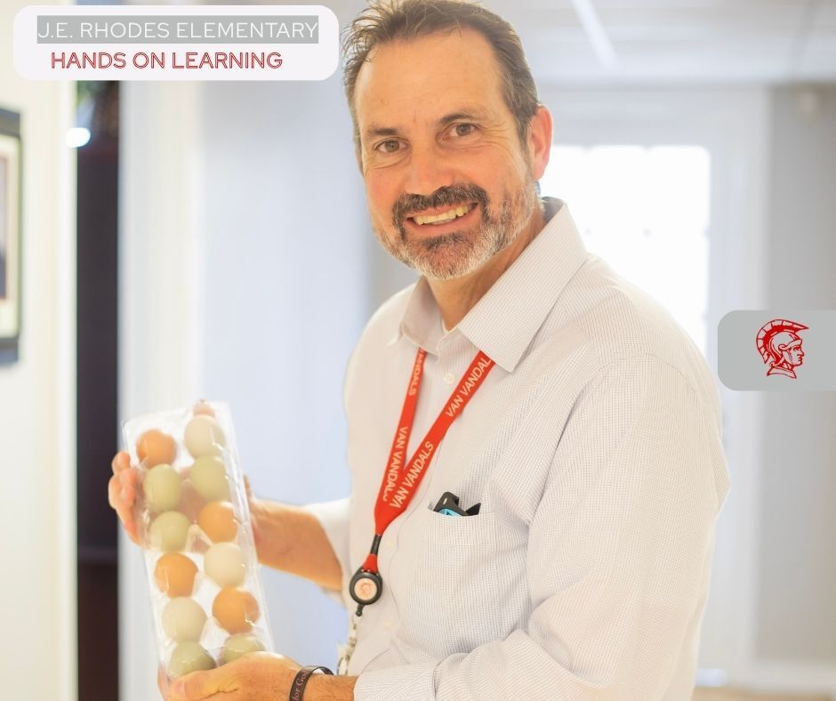man holding a dozen eggs