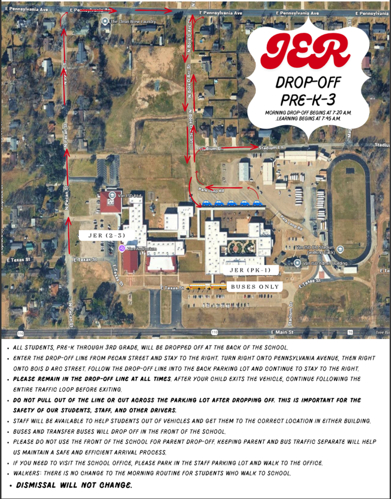 JER Drop-off PreK-3